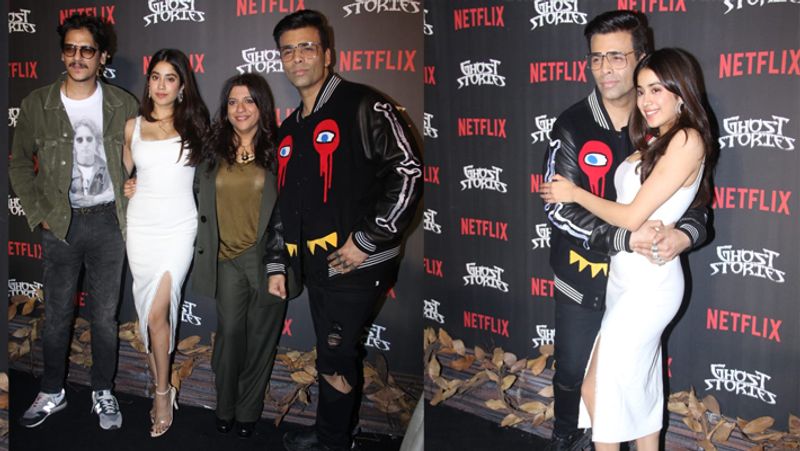 Janhvi Kapoor Upcoming Webseries Ghost Stories event actress in Arms of karan johar KPY