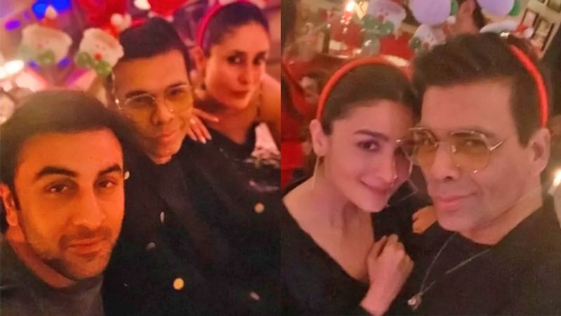 Sara Ali Khan Glmorous look in Kareena Kapoor Christmas Party