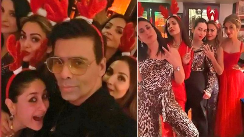 Sara Ali Khan Glmorous look in Kareena Kapoor Christmas Party