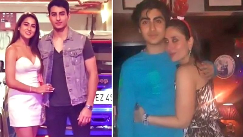 Sara Ali Khan Glmorous look in Kareena Kapoor Christmas Party