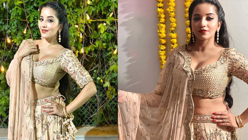Bhojpuri Actress Monalisa aka Antara Biswas Went in co actor sonyaa ayodhya wedding reception With Husband KPY