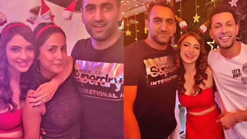 Hina khan and Ankita Lokhande Celebrate Christmas Party KPG