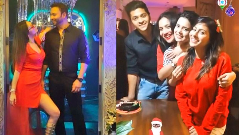 Hina khan and Ankita Lokhande Celebrate Christmas Party KPG