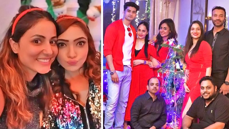 Hina khan and Ankita Lokhande Celebrate Christmas Party KPG