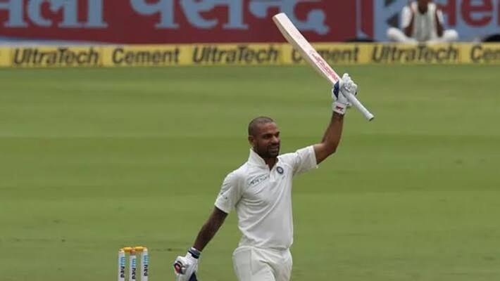 Dhawan's brilliant comeback after knee injury, scored 137 against Hyderabad KPB Dhawan's brilliant comeback after knee injury, scored 137 against Hyderabad KPB