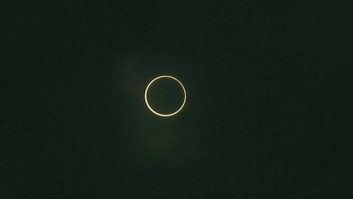 Solar Eclipse Cloudy Environment in Kolar Solar Eclipse Cloudy Environment in Kolar