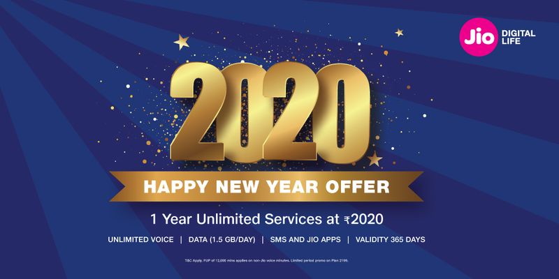 Reliance Jio New 2020 Happy New Year Offer Here is The Details
