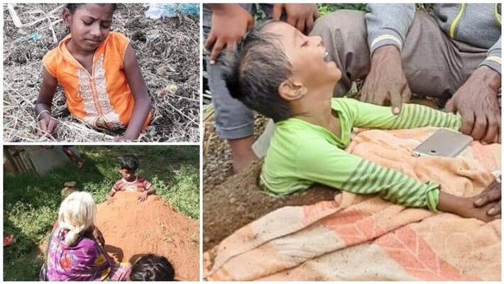 the kids dumped in the mud below 10yrs of age during the solar eclipse the kids dumped in the mud below 10yrs of age during the solar eclipse