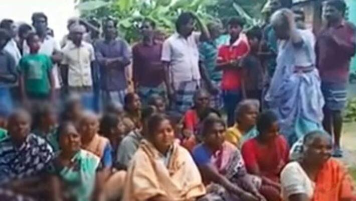 The villagers boycott election The villagers boycott election