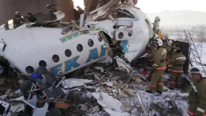 Kazakhstan: 14 killed as Bek Air flight crashes during take-off near Almaty airport Kazakhstan: 14 killed as Bek Air flight crashes during take-off near Almaty airport