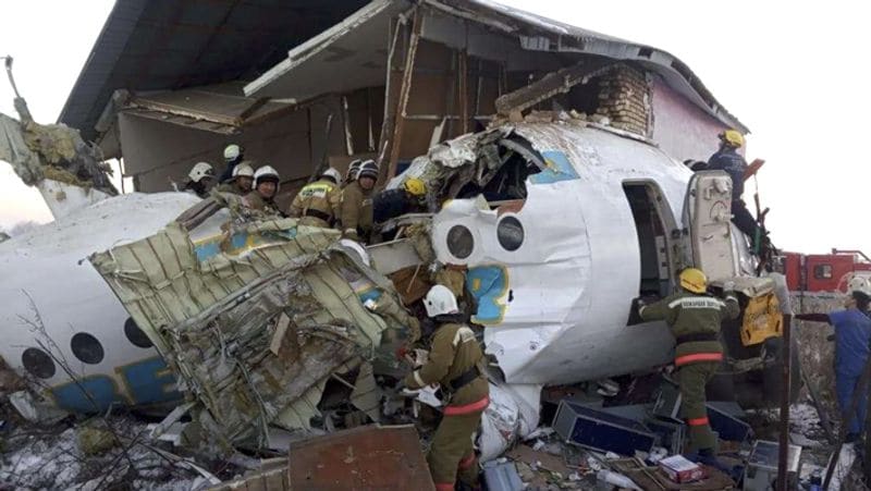 Horrific photos of kazakhstan plane crash kph