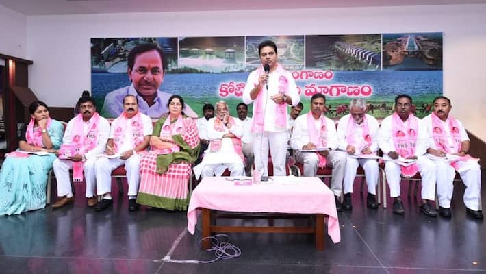 TRS parliamentary party meeting starts in hyderabad TRS parliamentary party meeting starts in hyderabad