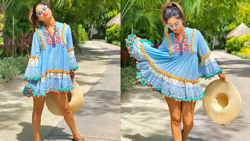 Hina Khan Enjoying Vacation With Boyfriend Rocky in Maldives KPG