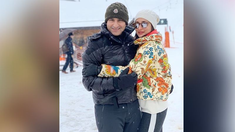 Taimur Ali khan Enjoying holiday in switzerland With Mom Kareena kapoor saif ali khan And karishma kapoor KPY