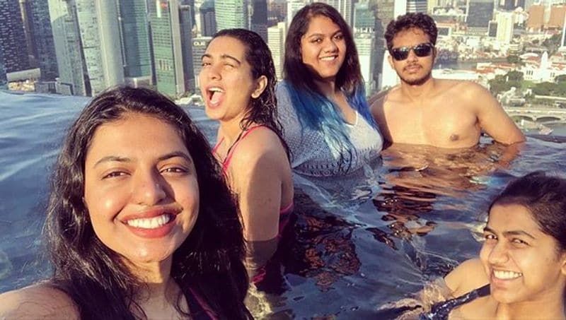actor rajasekhar daughters shivani and shivathmika enjoying their vacation in bikinis