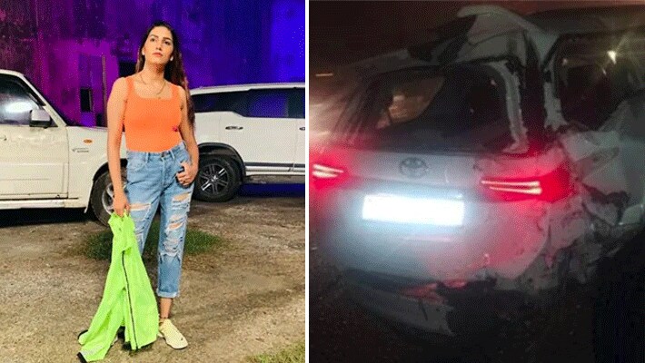 haryanvi dancer sapna chaudhary car accident in gurugram kpr