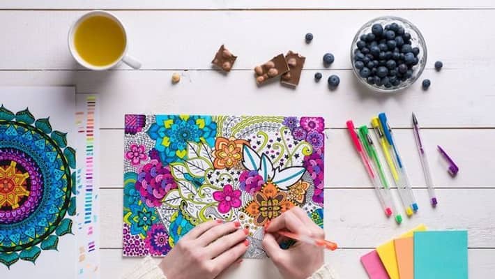 Coloring provides relief from tension Coloring provides relief from tension