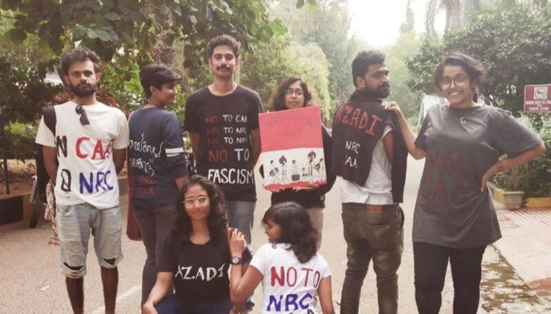 EFLU Hyderabad Student protests on CAA