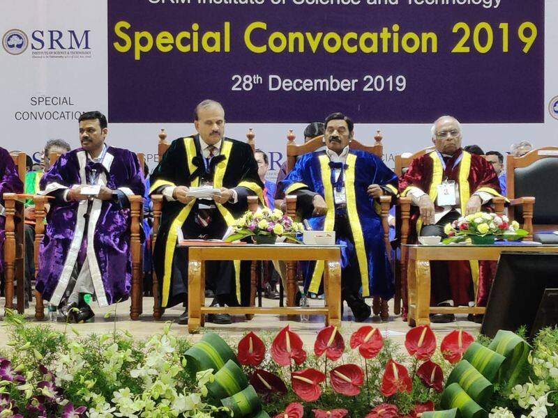 srm university convocation function for bachelor and master degree students