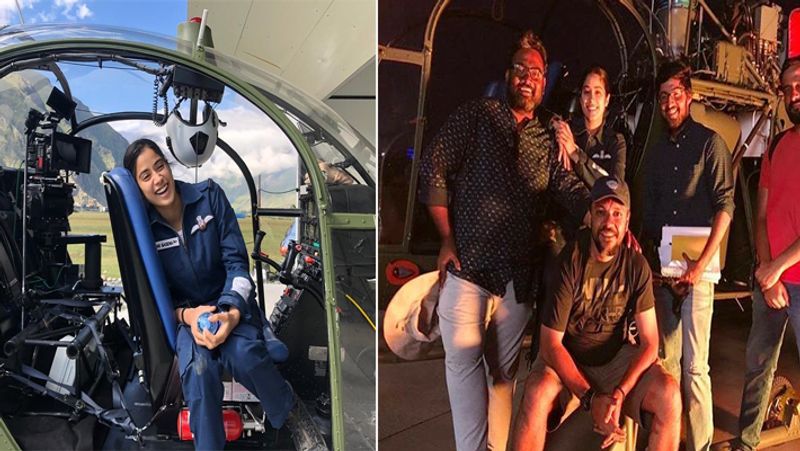 Janhvi kapoor Completed shooting of kargil girl gunjan Saxena See photos from set KPY