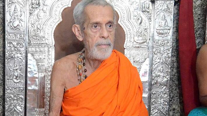 Udupi Mutt Seer saint Pejawar Vishwesha Teertha Swamiji dead at 89 RIP Udupi Mutt Seer saint Pejawar Vishwesha Teertha Swamiji dead at 89 RIP