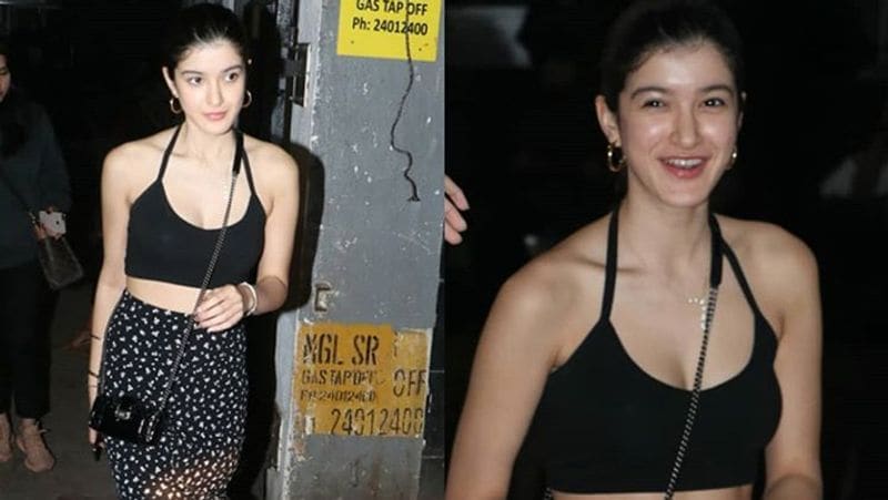 Janhvi Kapoor Khushi Kapoor Boney Kapoor visit Anshula Kapoor birthday KPJ