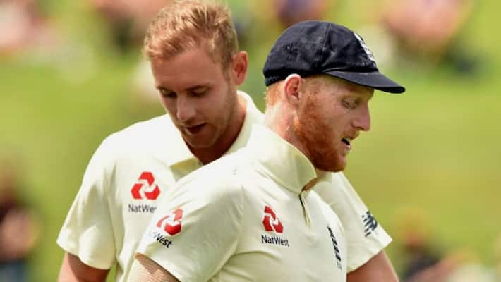 ben stokes and stuart broad clash on field during test match against south africa ben stokes and stuart broad clash on field during test match against south africa