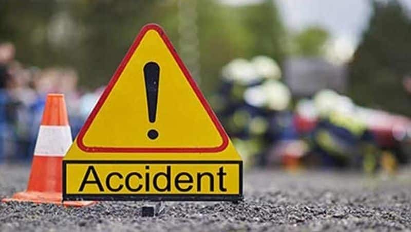 trichy car-lorry accident...2 people kills