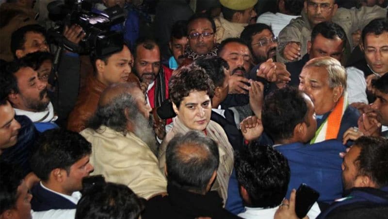 co archana singh allegedly for misbehaving with priyanka gandhi KPU