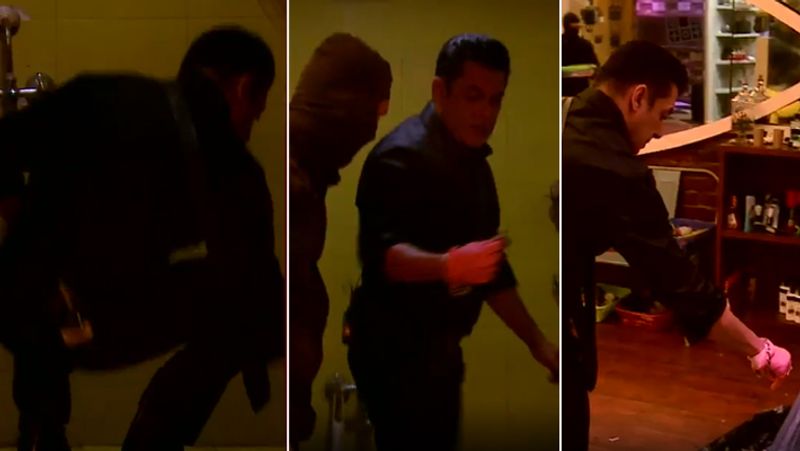 Bigg Boss 13 Salman khan Enter in house And clean toilet kichen also See video KPY