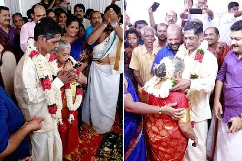 Kerala: Old age home lovebirds tie knot at 60