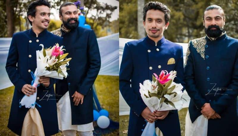 kerala s second gay couple nived and rahim wedding photos