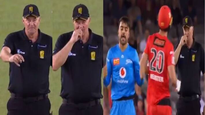 confusion reigns in BBL After umpire Raises finger to scratch nose confusion reigns in BBL After umpire Raises finger to scratch nose