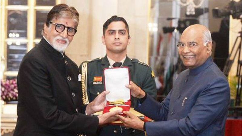 The legendary actor was conferred with the highest honour of the film industry for his tireless, outstanding contribution to the world of cinema on Sunday.