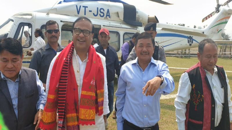 Assam minister Himanta Sarma takes 5km chopper ride as anti-CAA protesters block road KPP