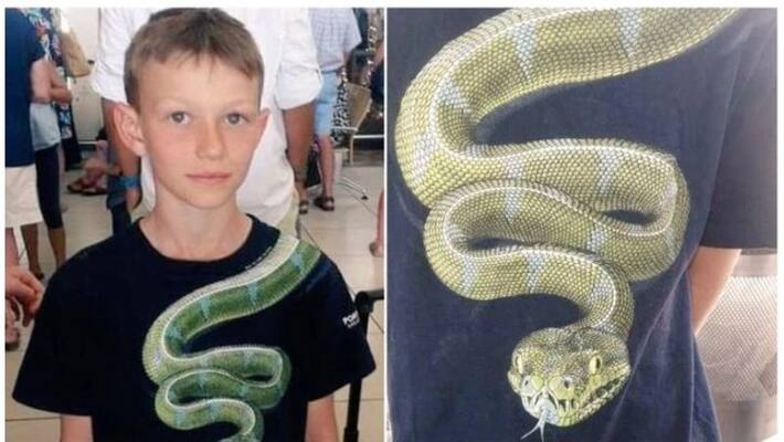 10-year-old boy asked to remove T-shirt on New Zealand flight 10-year-old boy asked to remove T-shirt on New Zealand flight