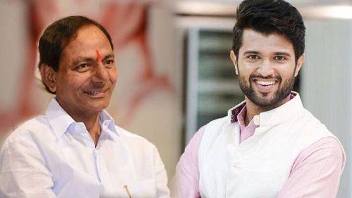 Vijay Devarakonda interesting comments on in front of KCR Vijay Devarakonda interesting comments on in front of KCR
