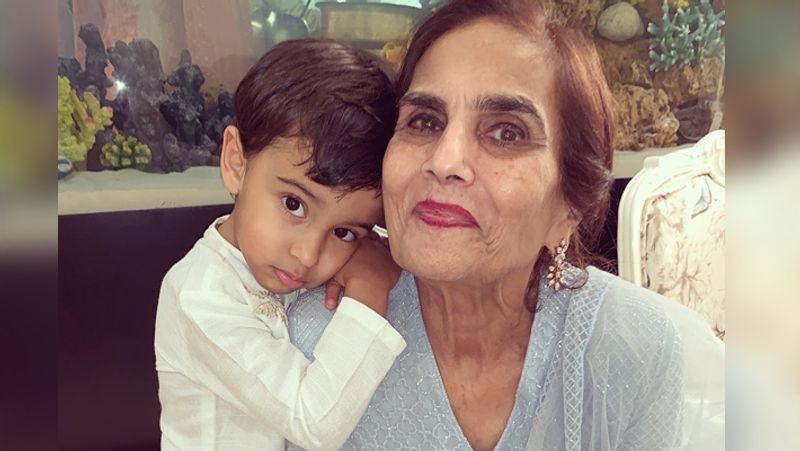 Salman Khan 3 year old nephew kept staring at the 4 day old sister KPJ
