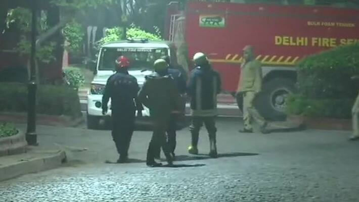 Fire at PM residence in New Delhi kpn Fire at PM residence in New Delhi kpn