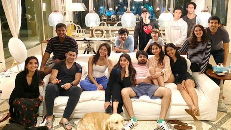 Happy New Year 2020 Suhana khan Aryan Khan And Ananya pandey celebrated pre new year Party KPY