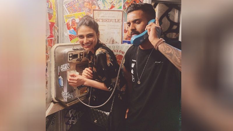Rahul and Aathia, who are spending holidays together in Thailand, shared the photo of Sunil Setty's film dialogue KPB