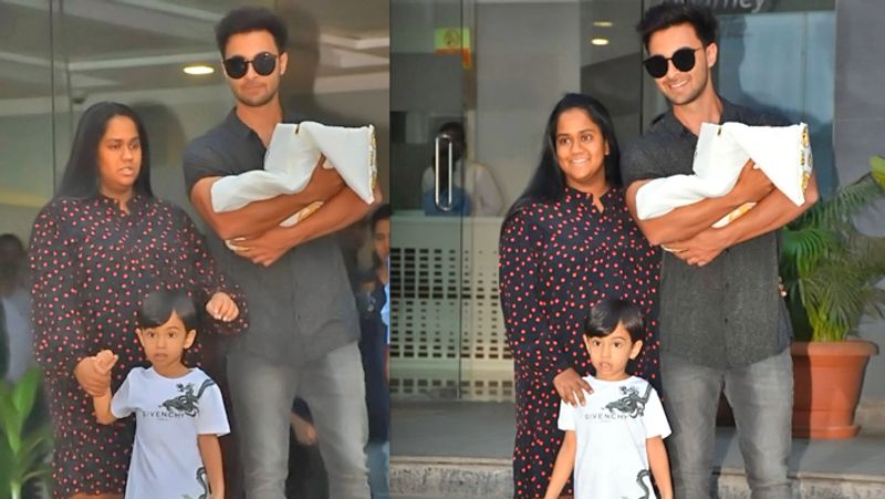 Salman Khan Sister Arpita discharge from hospital with new born baby KPG