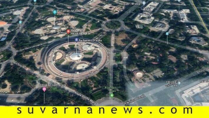 new India Parliament building Build triangular Shape new India Parliament building Build triangular Shape