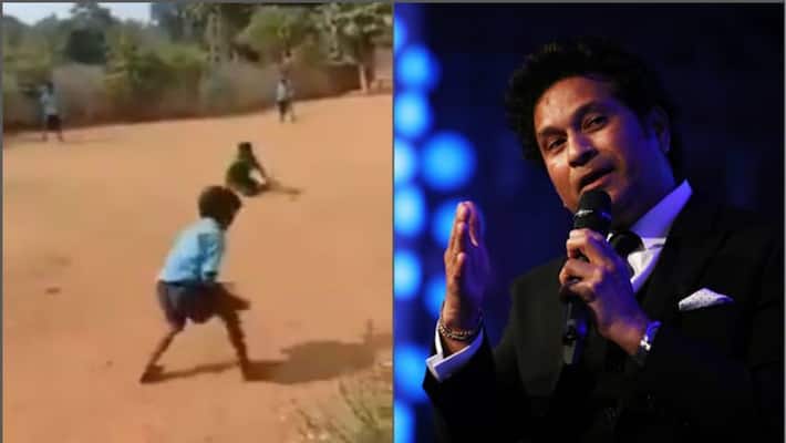 Sachin Tendulkar starts 2020 with the inspiration from this kid playing cricket Sachin Tendulkar starts 2020 with the inspiration from this kid playing cricket