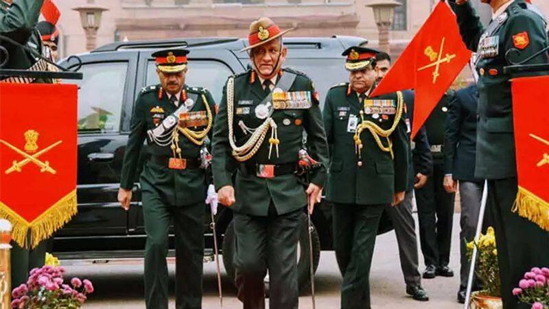 Indian defense chief pipib rawath has powerful defense chief became 37 high official's appointed for him