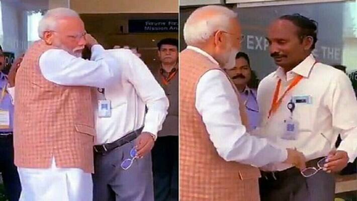 ISRO Chief K Sivan said that PM Modi hugged after the hard landing of Chandrayaan 2 kpn ISRO Chief K Sivan said that PM Modi hugged after the hard landing of Chandrayaan 2 kpn