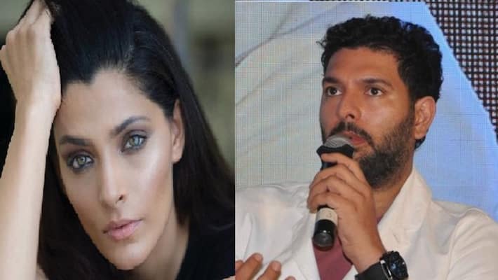 Yuvraj singh react on Bollywood actress saiyami kher front foot video Yuvraj singh react on Bollywood actress saiyami kher front foot video