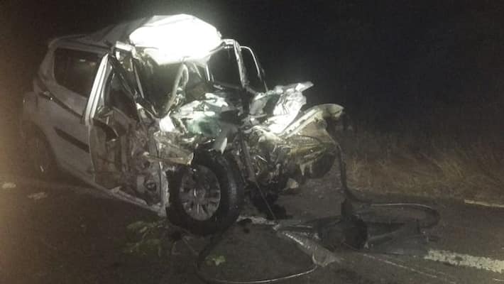 Car, KSRTC Bus Accident Near Mudhol in Bagalkot District, Four People Dead Car, KSRTC Bus Accident Near Mudhol in Bagalkot District, Four People Dead