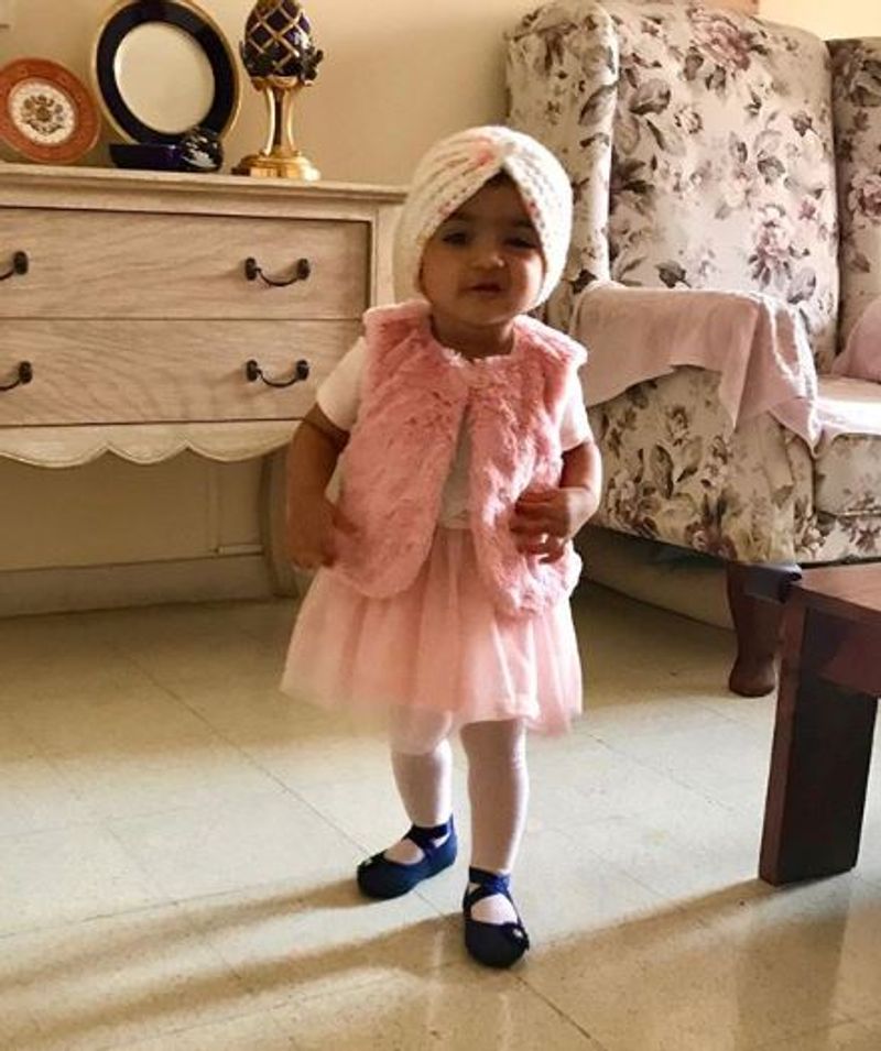 Kannada actress Anu Prabhakar and Raghu Mukherjee daughter nandana photo gallery