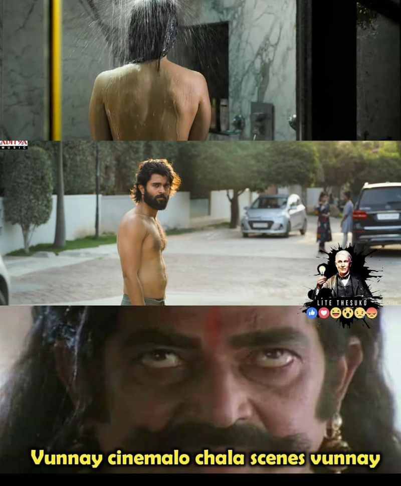 memes on vijay devarakonda world famous lover teaser